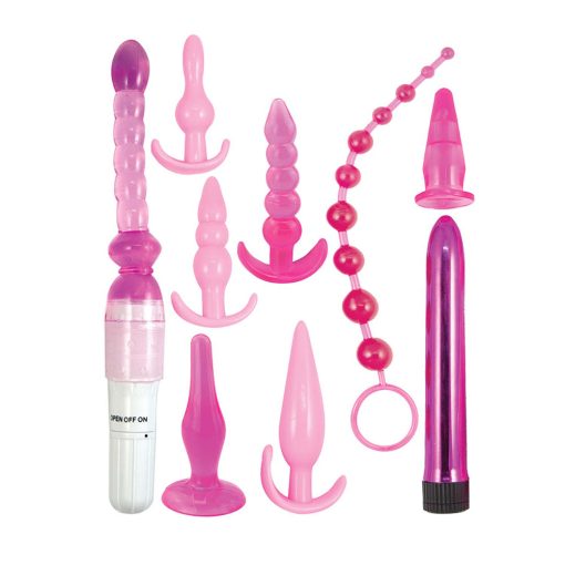 Pink Elite Collection Supreme Anal Play Kit Pink - Image 2