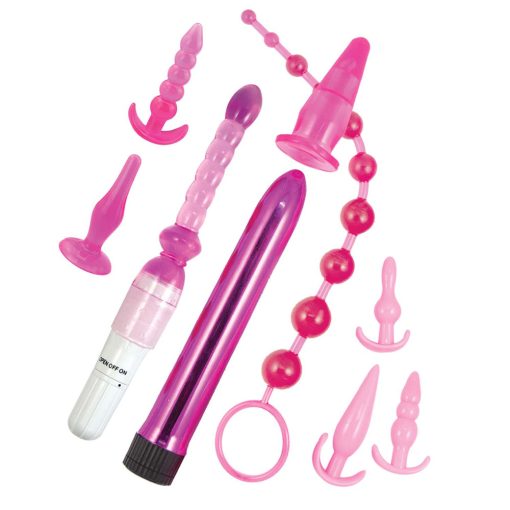 Pink Elite Collection Supreme Anal Play Kit Pink - Image 3