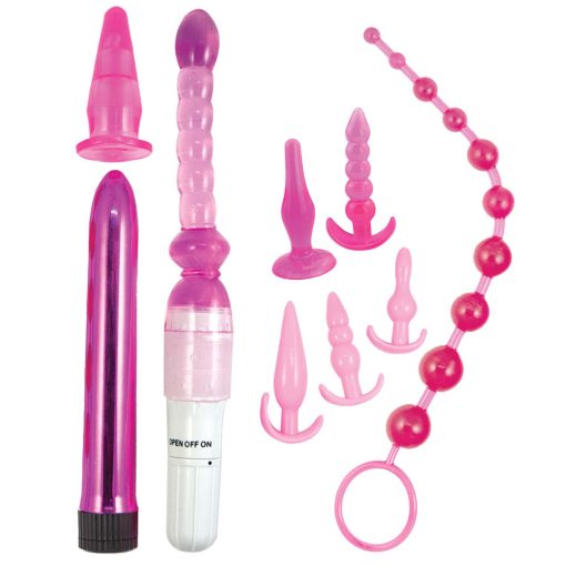Pink Elite Collection Supreme Anal Play Kit Pink - Image 4