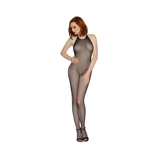 Open Crotch And Low Back Black Os