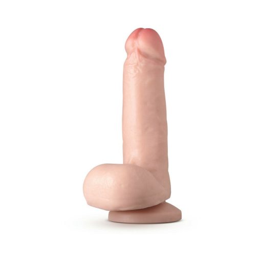 Loverboy K Pop Star Realistic 7.25 In. Dildo With Balls Beige - Image 3