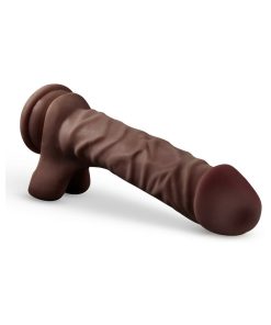 Loverboy The Dj Realistic 9 In. Dildo With Balls Brown