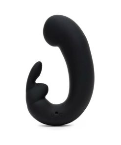 Fifty Shades Of Grey Sensation Rechargeable Silicone G-Spot Rabbit Vibrator Black