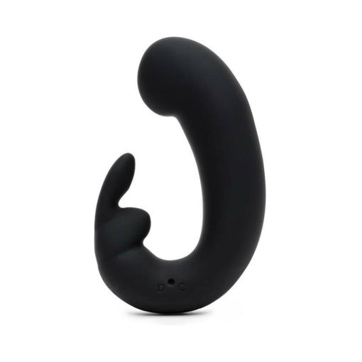 Fifty Shades Of Grey Sensation Rechargeable Silicone G-Spot Rabbit Vibrator Black - Image 3