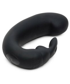 Fifty Shades Of Grey Sensation Rechargeable Silicone G-Spot Rabbit Vibrator Black