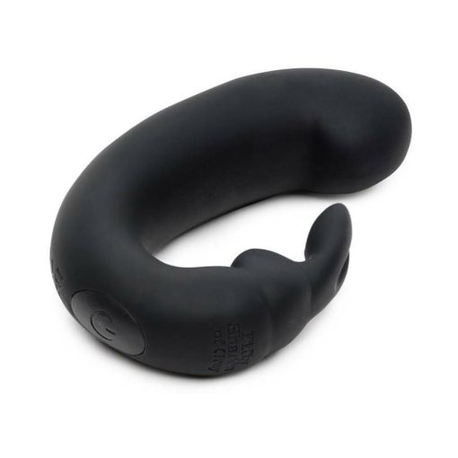 Fifty Shades Of Grey Sensation Rechargeable Silicone G-Spot Rabbit Vibrator Black - Image 4