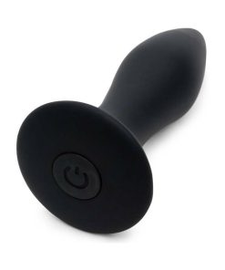Fifty Shades Of Grey Sensation Rechargeable Silicone Vibrating Butt Plug Black