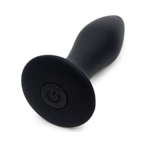 Fifty Shades Of Grey Sensation Rechargeable Silicone Vibrating Butt Plug Black - Image 2