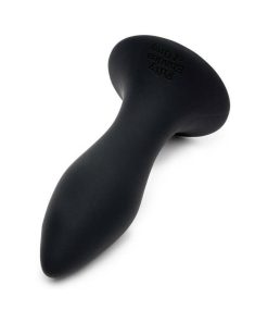 Fifty Shades Of Grey Sensation Rechargeable Silicone Vibrating Butt Plug Black