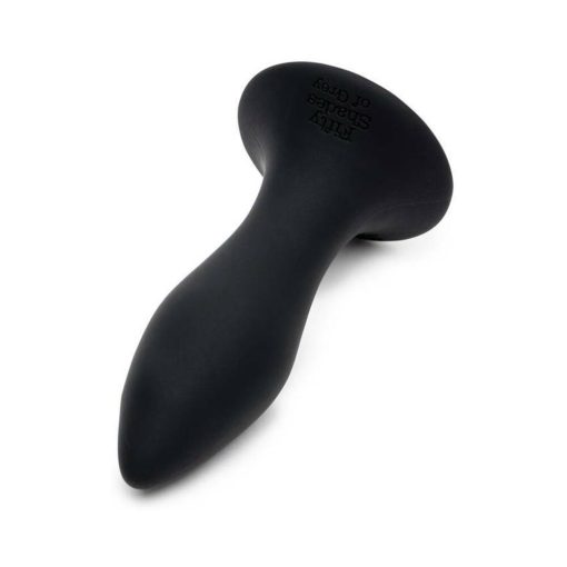 Fifty Shades Of Grey Sensation Rechargeable Silicone Vibrating Butt Plug Black - Image 3