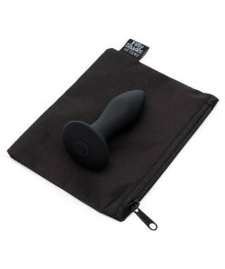 Fifty Shades Of Grey Sensation Rechargeable Silicone Vibrating Butt Plug Black