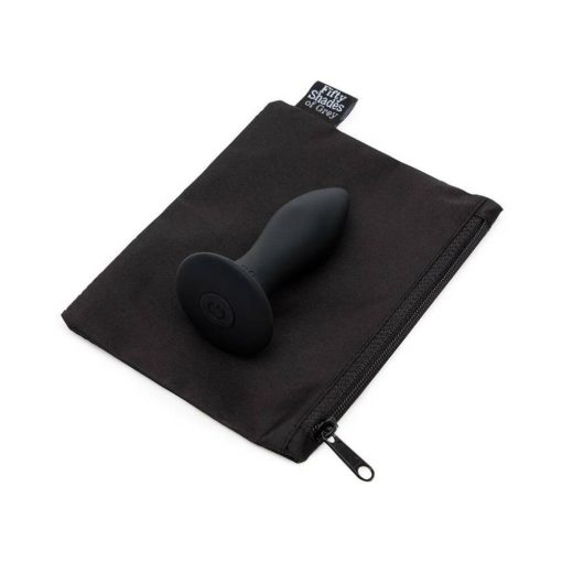 Fifty Shades Of Grey Sensation Rechargeable Silicone Vibrating Butt Plug Black - Image 4