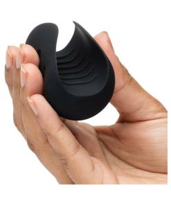 Fifty Shades Of Grey Sensation Rechargeable Silicone Vibrating Pleasure Stroker Black