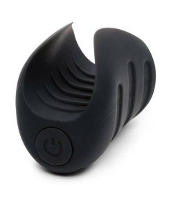 Fifty Shades Of Grey Sensation Rechargeable Silicone Vibrating Pleasure Stroker Black