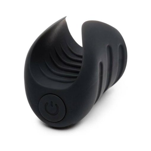 Fifty Shades Of Grey Sensation Rechargeable Silicone Vibrating Pleasure Stroker Black - Image 2