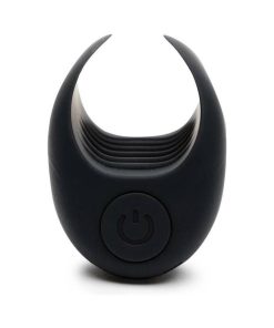 Fifty Shades Of Grey Sensation Rechargeable Silicone Vibrating Pleasure Stroker Black