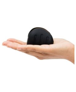 Fifty Shades Of Grey Sensation Rechargeable Silicone Vibrating Pleasure Stroker Black