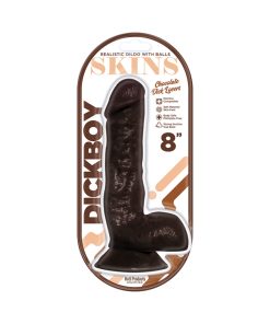 Dickboy Skins Dildo 8 In. Chocolate Lovers