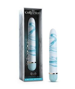 The Collection Blueberry Haze Slimline Vibrator Blue