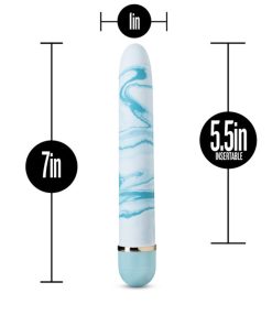 The Collection Blueberry Haze Slimline Vibrator Blue
