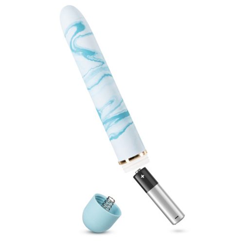 The Collection Blueberry Haze Slimline Vibrator Blue - Image 8