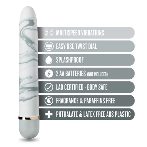 The Collection Swept Away Slimline Vibrator White - Image 8