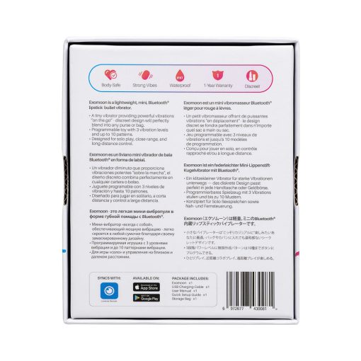 Lovense Exomoon Bluetooth Mini Lipstick Vibrator - Image 10