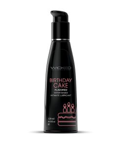 Wicked Aqua Birthday Cake Water-Based Lubricant 4 Oz.