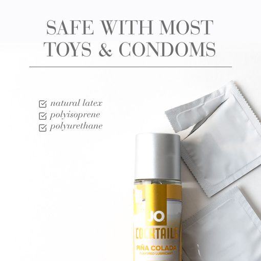 Jo Cocktails Pina Colada Flavored Water-Based Lubricant 2 Oz. - Image 4