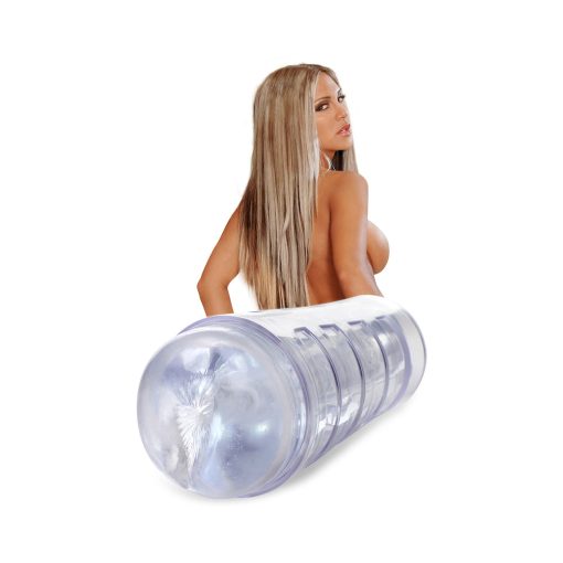 Curve Toys Mistress Brianna Diamond Deluxe Clear Ass Stroker - Image 2