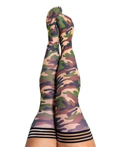 Kixies Alex Camouflage Thigh-High Size C