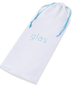 Glas 11 In. Realistic Double Ended Glass Dildo With Handle