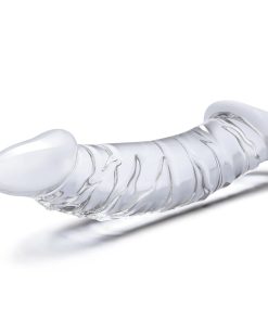 Glas 10.5 In. Girthy Realistic Glass Double Dong Dildo