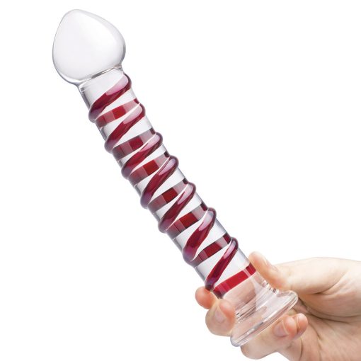Glas 10 In. Mr. Swirly Glass Dildo - Image 5