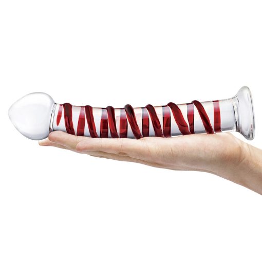 Glas 10 In. Mr. Swirly Glass Dildo - Image 6