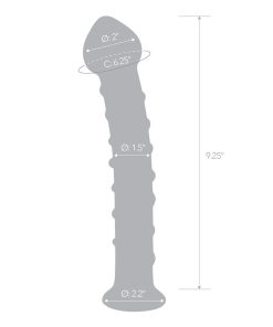 Glas 10 In. Mr. Swirly Glass Dildo
