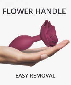 Love To Love Open Roses Silicone Anal Plug Plum Star M