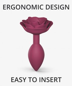 Love To Love Open Roses Silicone Anal Plug Plum Star M