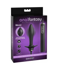 Anal Fantasy Elite Collection Auto-Throb Inflatable Vibrating Plug Black