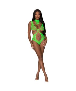 Magic Silk Seamless Teddy Lime Os