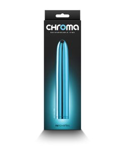 Chroma Rechargeable Vibe 7 In. Teal