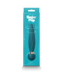 Sugar Pop Twist Gyrating Bendable Vibe Teal