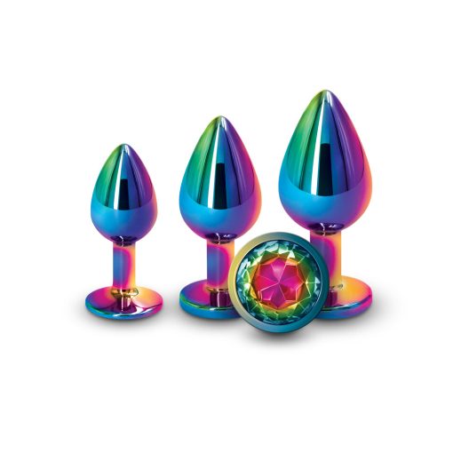 Rear Assets 3-Piece Metal Plug Kit Multicolor/Rainbow - Image 2