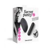 Love To Love Secret Panty 2 Rechargeable Vibrating Panty Set With Remote Black Onyx (Box)