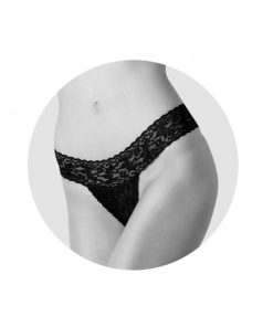 Love To Love Secret Panty 2 Rechargeable Vibrating Panty Set With Remote Black Onyx (Box)