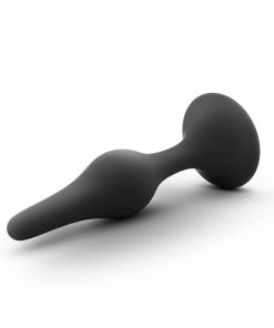 Anal Adventures Platinum Silicone Beginner Plug Large Black