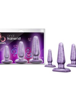 B Yours 3-Piece Anal Trainer Kit Purple Swirl