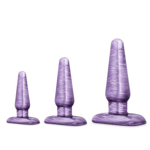 B Yours 3-Piece Anal Trainer Kit Purple Swirl - Image 2