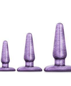 B Yours 3-Piece Anal Trainer Kit Purple Swirl