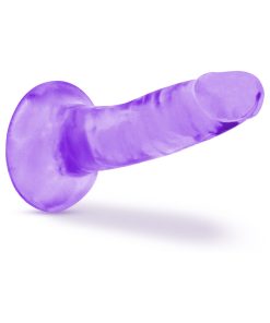 B Yours Plus Hard N' Happy 5 In. Dildo Purple